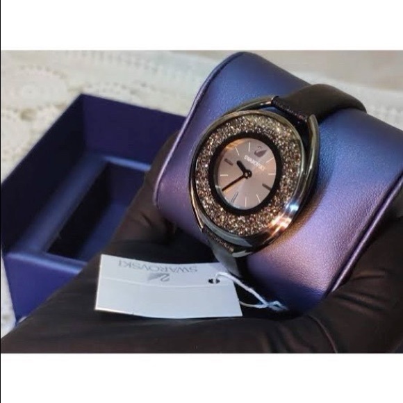 🤩 SWAROVSKI Oval Analog Brown Dial Ladies Watch. Item No : 5158517 - Picture 14 of 15